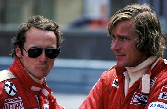 I veri Niki Lauda e James Hunt