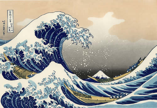 La Grande Onda di Hokusai